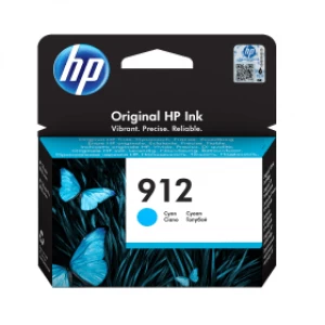 Image of HP 912 Cyan Ink Cartridge