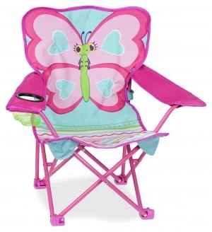 Image of Melissa and Doug Cutie Pie Butterfly Camp Chair