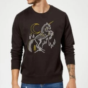 Image of Harry Potter Unicorn Sweatshirt - Black