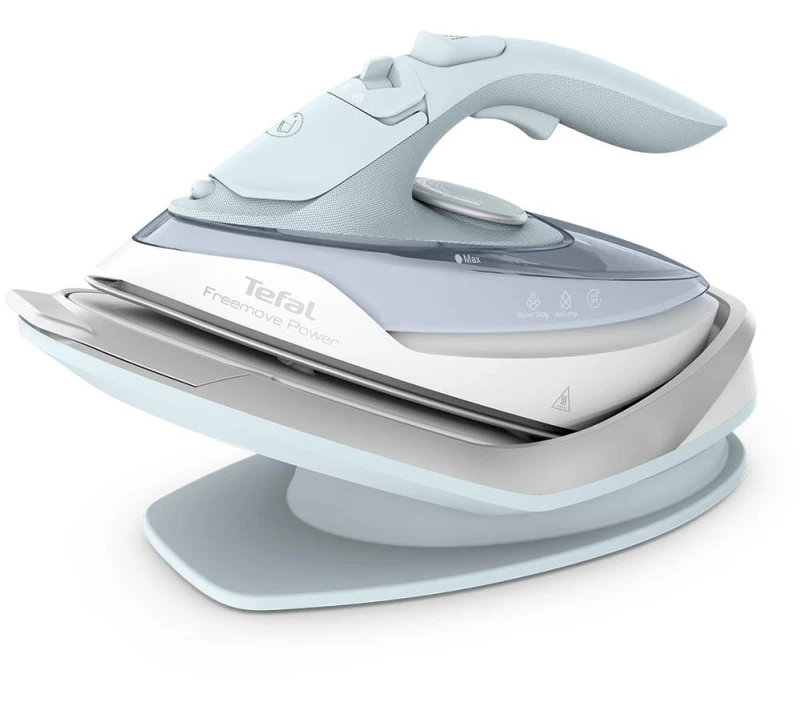 Image of TEFAL Freemove Power FV6642G0 Cordless Steam Iron - Light Blue 3121040092118