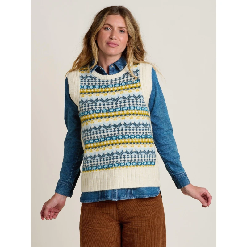 Image of Brakeburn Fairisle Knitted Vest Multi