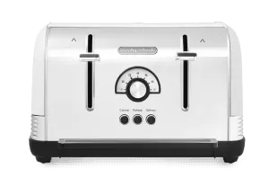 Image of Morphy Richards 240332 Venture Retro White 4 Slice Toaster