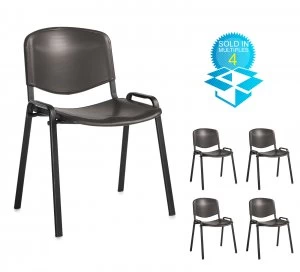 Image of Taurus plastic Meeting Room Stackable Room Box of 4 With no Arms