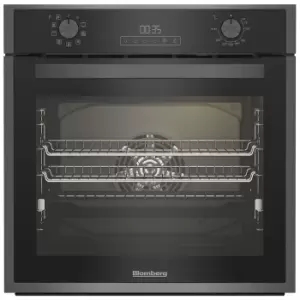 Image of Blomberg ROEN9222DX Built In Electric Fan Oven in Dark Steel LED Disp
