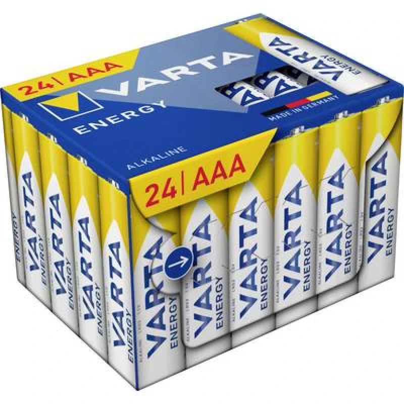 Image of Varta Varta VARTA Energy AAA Cube Pack24 AAA battery Alkali-manganese 1.5 V 24 pc(s) 4103229234