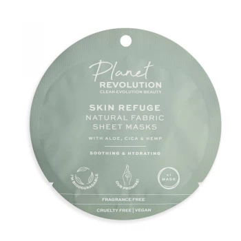 Image of Planet Revolution Skin Refuge Soothing & Hydrating Fabric Sheet Masks