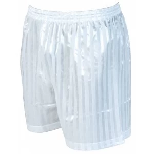 Image of Precision Striped Continental Football Shorts 34-36" White