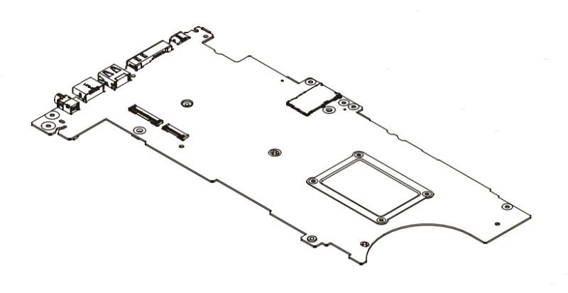 Image of Lenovo FRU01HX898 laptop spare part Motherboard