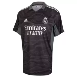 Image of Real Madrid 2021-2022 Home Goalkeeper Shirt (Black)