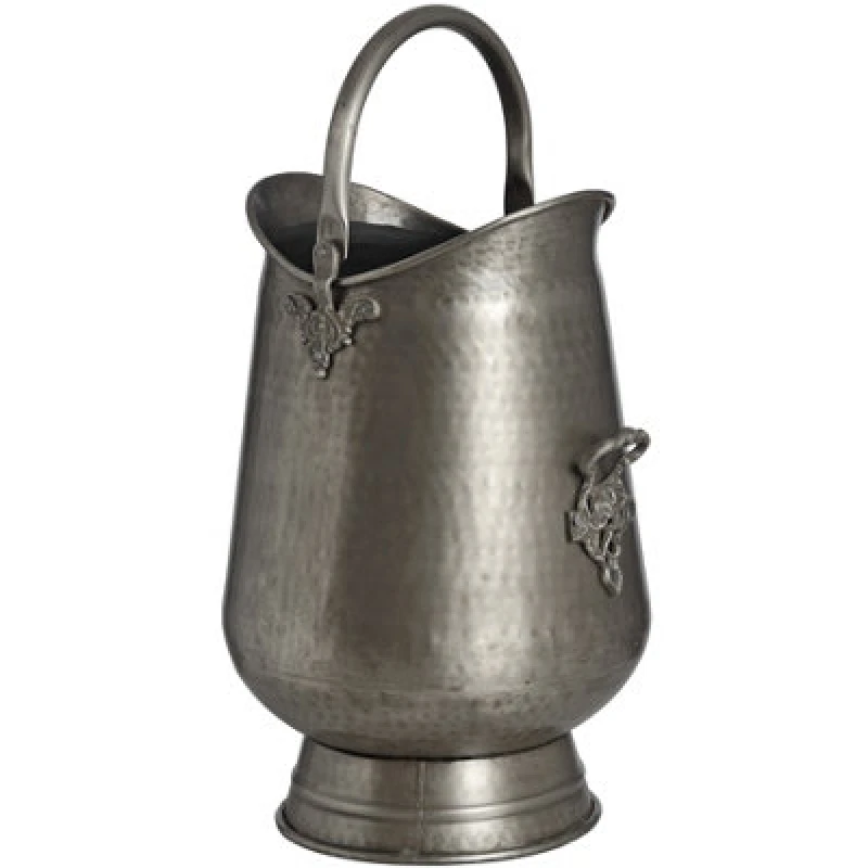 Image of Antique Pewter Coal Bucket