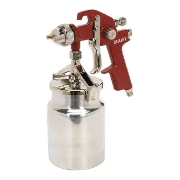 Image of Genuine SEALEY HVLP740 HVLP Suction Feed Spray Gun 1.7mm Set-Up