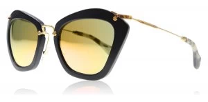 Image of Miu Miu Noir Sunglasses Black Sand 1BO2D2 55mm