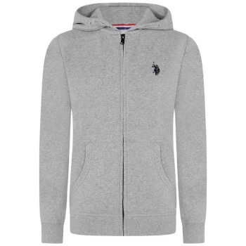 Image of US Polo Assn Zip Hoodie - Grey