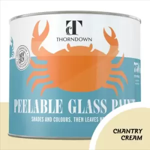 Image of Thorndown Chantry Cream Peelable Glass Paint 750ml