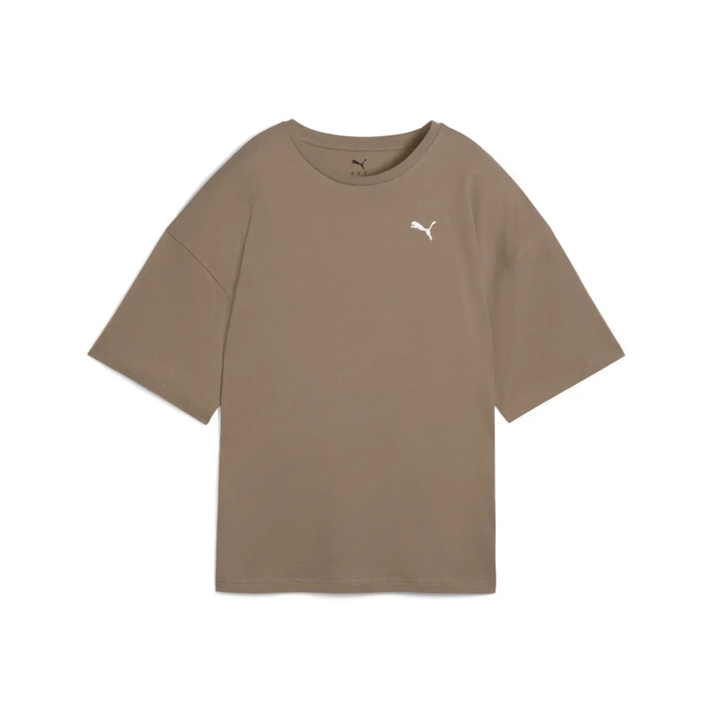 Image of Puma Womens oversized T-Shirt Puma Essentials Marron Female L