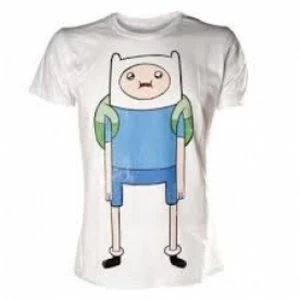 Image of Adventure Time Finn T-Shirt Large White