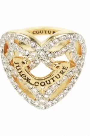 Image of Juicy Couture Jewellery Pave Open Heart Ring JEWEL WJW826-710-8