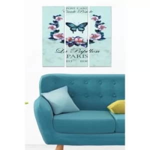 Image of MDF9696568 Multicolor Decorative MDF Painting (3 Pieces)