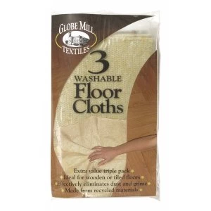 Image of Globe Mill Textiles Washable Floor Cloths 3 Pack