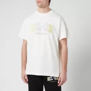 Image of Bel-Air Athletics Mens College T-Shirt - White - M