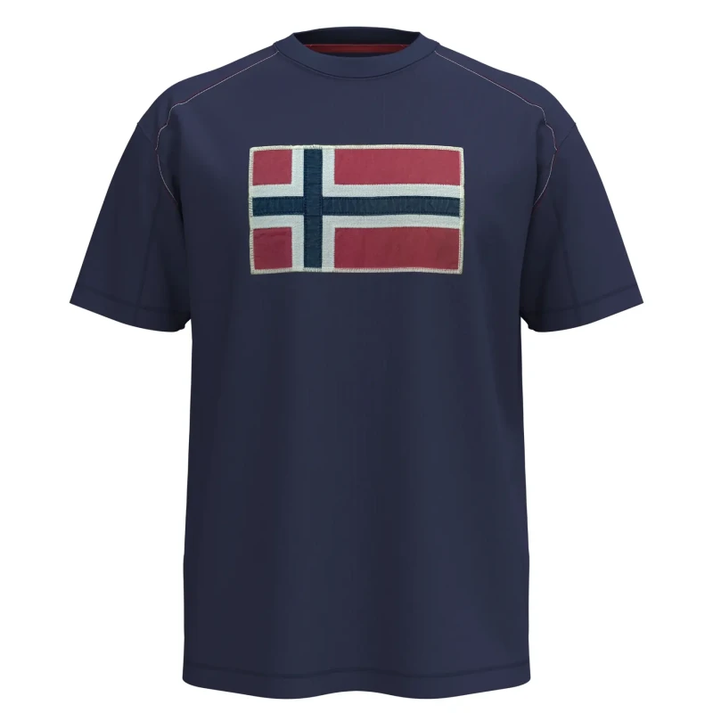 Image of T-Shirt Napapijri S-Reflect Bleu Male M