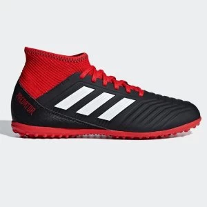 Image of adidas Predator Tango 18.3 Childrens Astro Turf Trainers - Black/Wht/Red