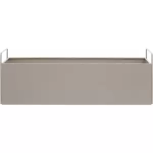 Image of Asher Large Grey Wall Plant Box - Premier Housewares