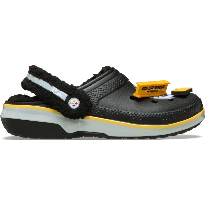 Image of Crocs Clogs Crocs NFL Pittsburgh Steelers Classic Multicolore Unisex 46/47