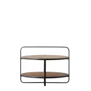 Image of Crossland Grove Rochford Coffee Table Oak 65 X 65 X 50Cm