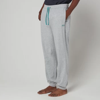 Image of Hugo Boss Mix and Match Cuffed Lounge Pants Grey Marl Size XL Men