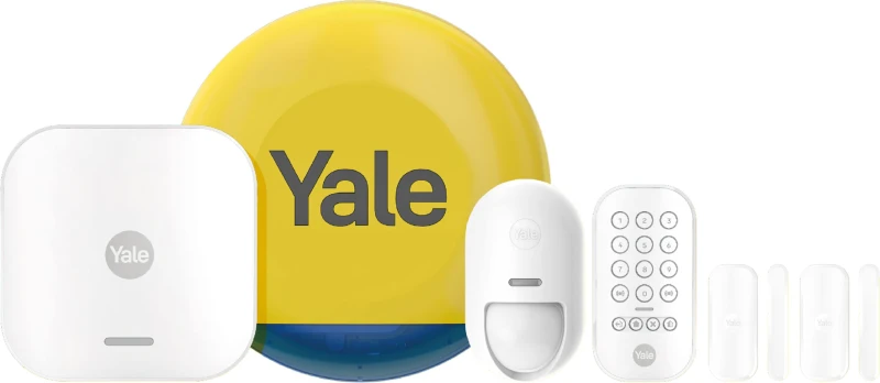 Image of Yale Smart Alarm Starter Kit 1- Alarm Hub; Live Siren; Motion EXR8YAALSK11AUK