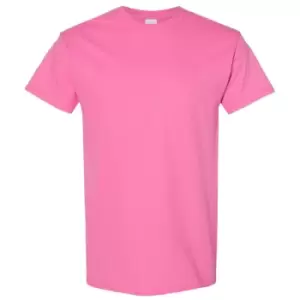 Image of Gildan Mens Heavy Cotton Short Sleeve T-Shirt (S) (Azalea)
