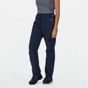 Image of Regatta Womens Highton Waterproof Overtrousers, Short Leg Length - Navy