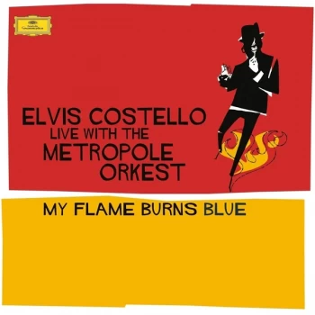 Image of Elvis Costello - Live With The Metropole Orkest - My Flame Burns Blue Vinyl