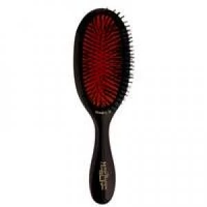 Image of Mason Pearson Pure Boar Bristle Handy Sensitive Brush Dark Ruby