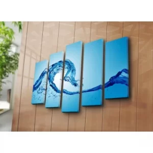 Image of 5PATK-120 Multicolor Decorative Canvas Painting (5 Pieces)