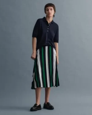 Image of GANT Pleated Stripe Skirt