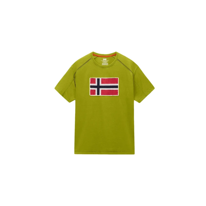 Image of T-Shirt Napapijri Reflect Jaune Male XS