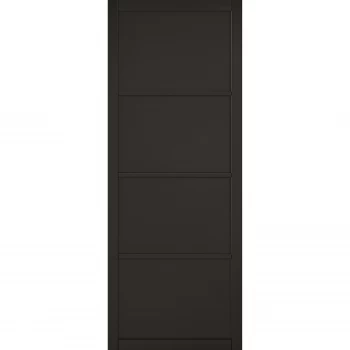 Image of Soho - 4 Panel Primed Black Internal Door - 1981 x 686 x 35mm