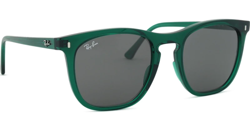 Image of Ray-Ban RB2210 Square Sunglasses Transparent Green One Size