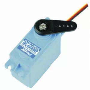 Image of Hitec Standard servo HS-646WP Analogue servo Gear box material Metal Connector system JR