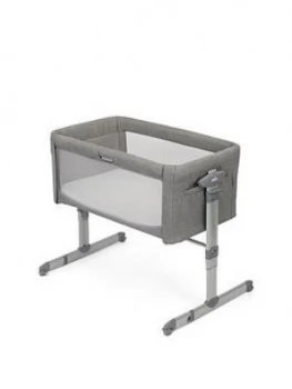 Image of Joie Roomie Glide Bedside Crib - Foggy Grey