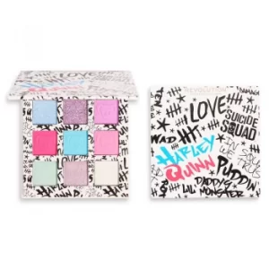 Image of Harley Quinn X Makeup Revolution Daddys Little Monster Eyeshadow Palette