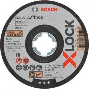 Image of Bosch Accessories 2608619261 Cutting disc (straight) 115mm 22.23mm