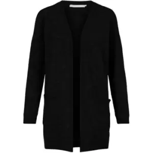 Image of Pieces Sleeve Knit Cardigan - Black