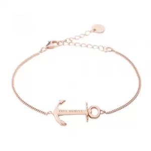 Image of Paul Hewitt Spirit Anchor Rose Gold Plated Bracelet PH-AB-RG