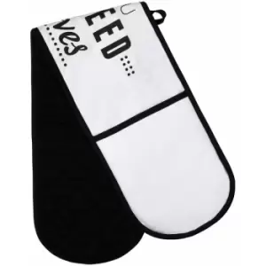 Image of Pun and Games Double Oven Glove - Premier Housewares