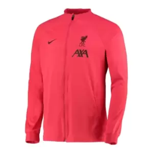 Image of 2022-2023 Liverpool Hooded Track Jacket (Red)