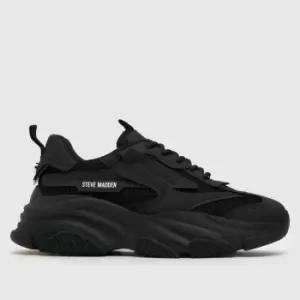 Image of Steve Madden Black Possession Trainers