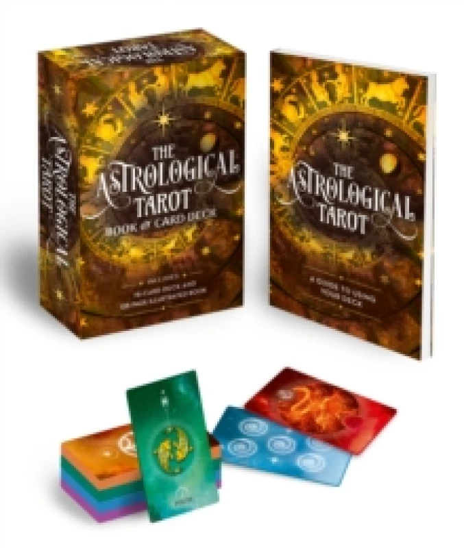 Image of The Astrological Tarot Book & Card Deck : Includes a 78-Card Deck and a 128-Page Illustrated Book Paperback / softback